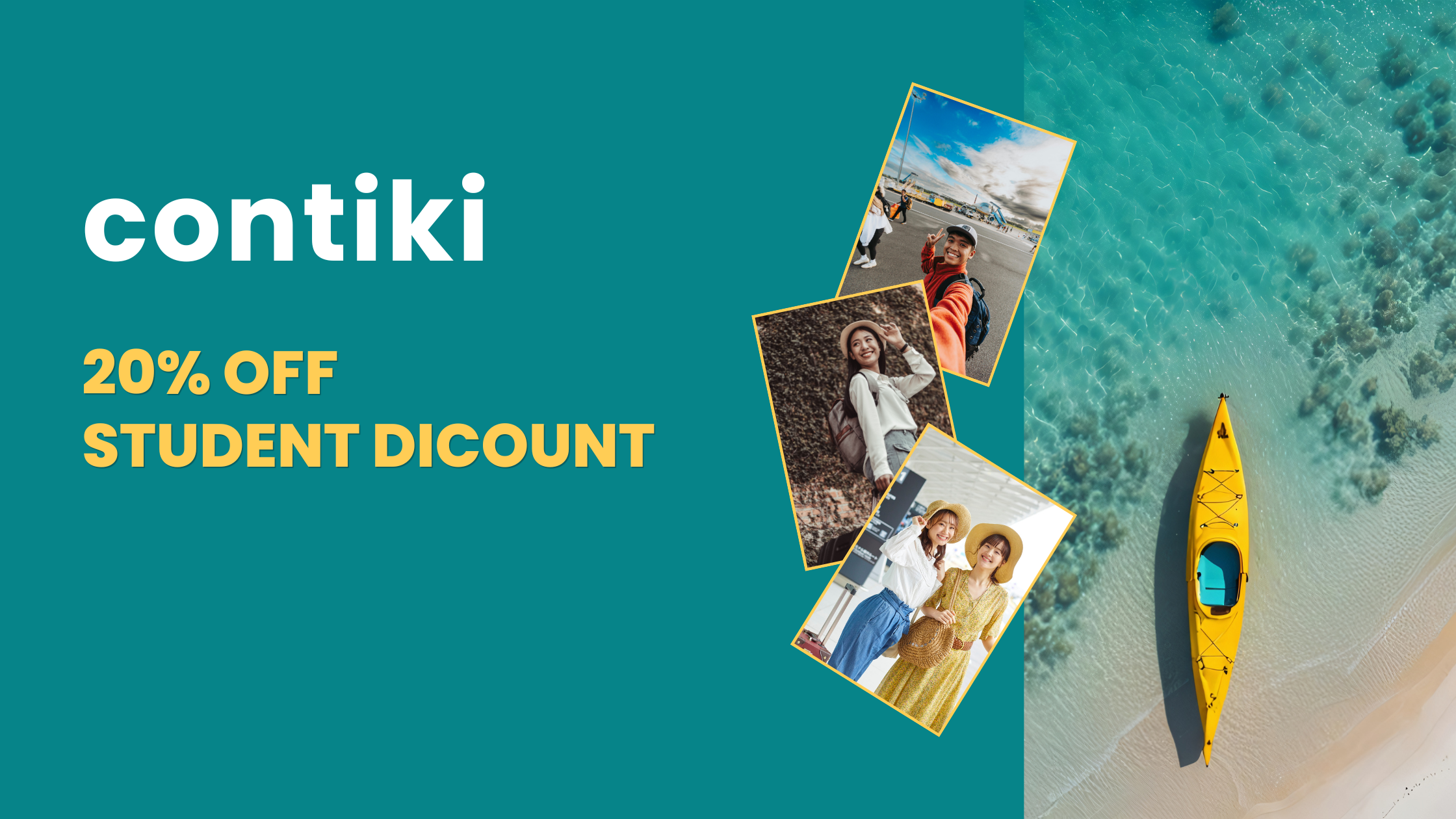 Contiki Student Discount 20% Off