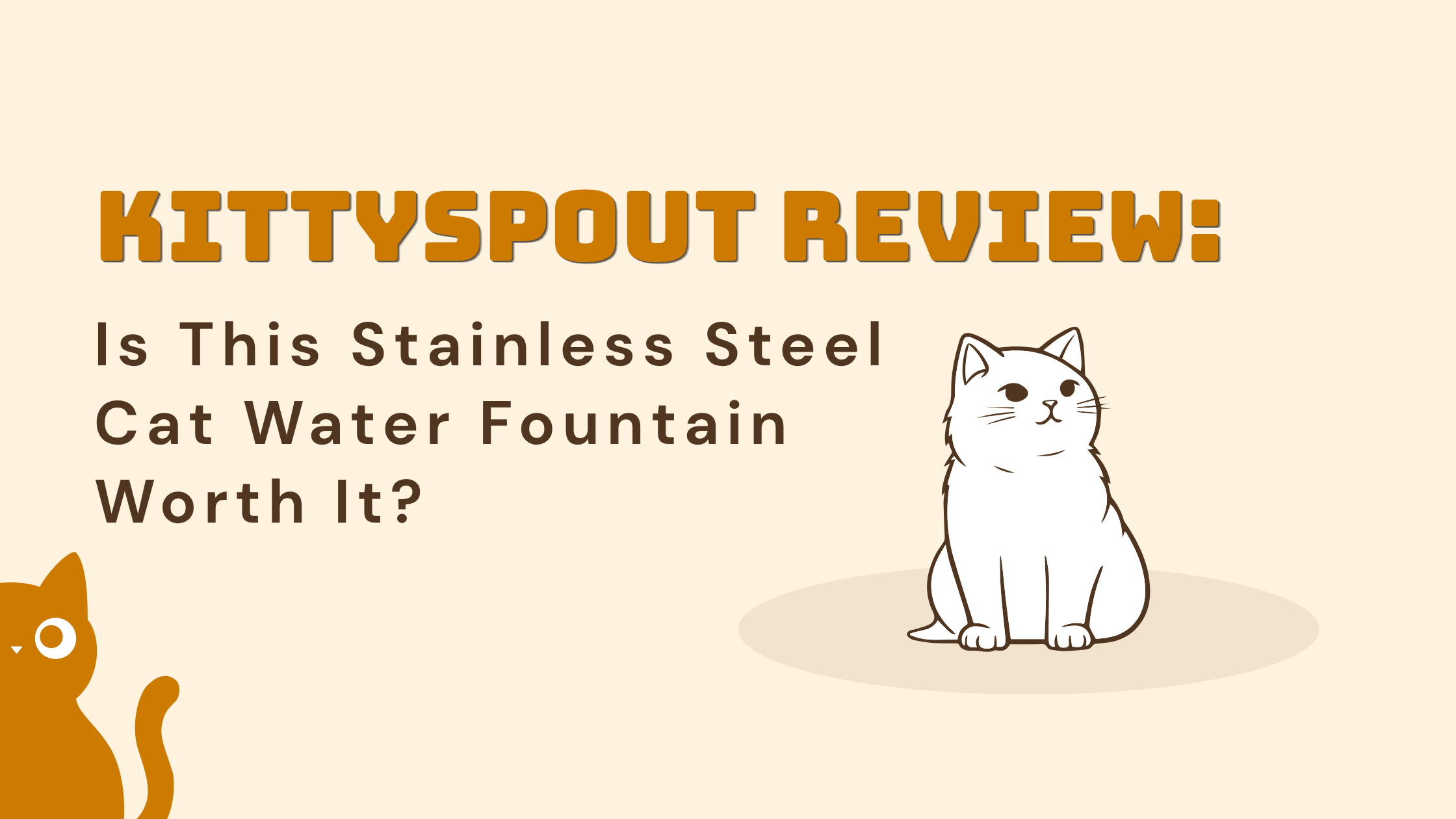 KittySpout Review: Is This Stainless Steel Cat Water Fountain Worth It?