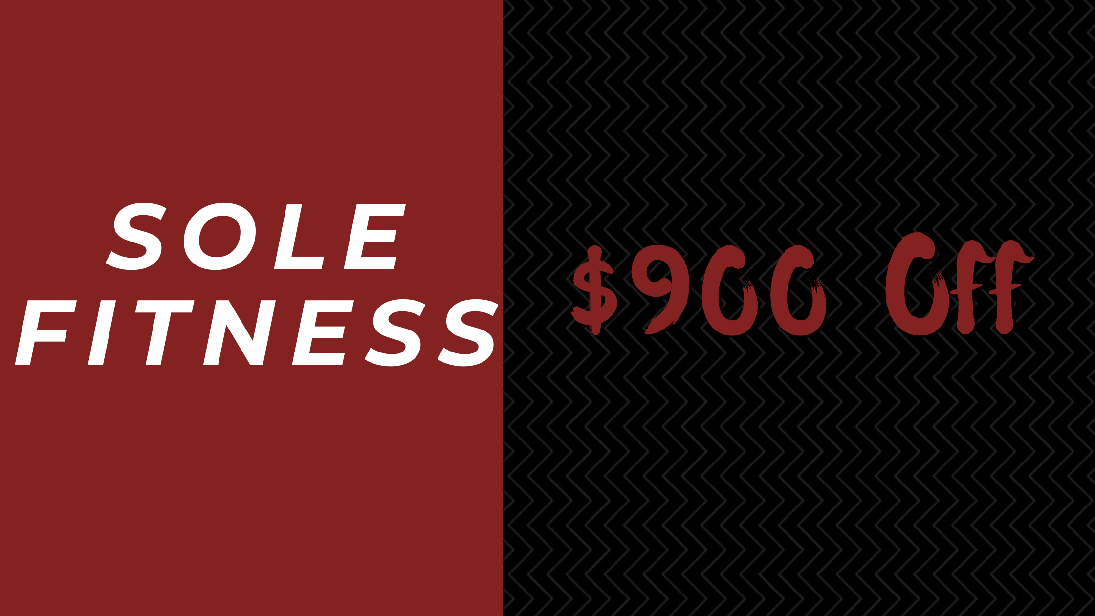 Sole Fitness $900 Off